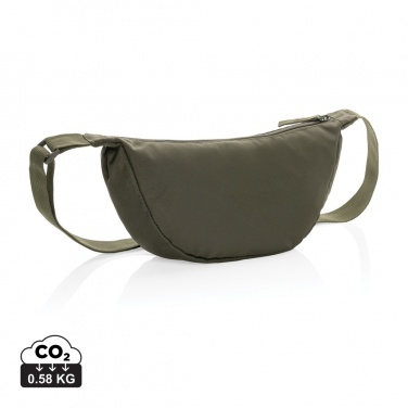 Logotrade mainoslahja ja liikelahja kuva: Crescent AWARE™ RPET puolikuun muotoinen crossbody -laukku