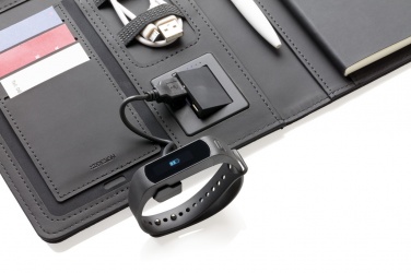 Logo trade liikelahja mainoslahja tuotekuva: Air Langattomasti lataava A5-kokoinen muistikirjan suoja