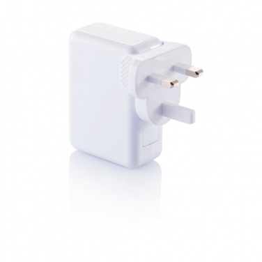 Logo trade liikelahjat mainoslahjat kuva: Matkapistoke 4 USB-portilla
