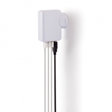 Logo trade mainoslahjat tuotekuva: Matkapistoke 4 USB-portilla