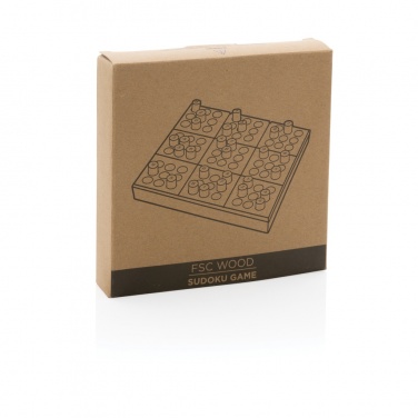 Logo trade liikelahja kuva: Puinen Sudoku-peli