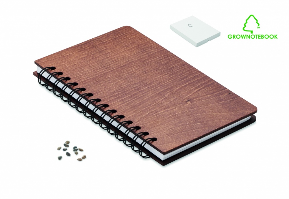Logotrade mainoslahjat kuva: A5 Koivu GROWBOOK™