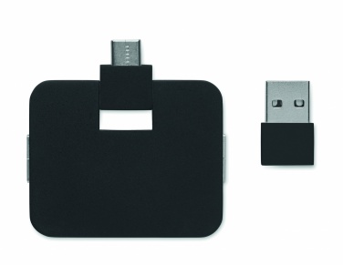 Logo trade liikelahja kuva: 4-porttinen USB-keskitin