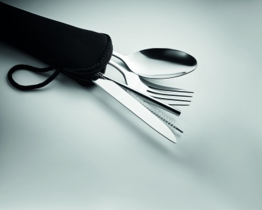 Logo trade mainoslahja ja liikelahja tuotekuva: Ruokailuvälinesetti