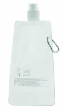 Logo trade mainoslahjat tuotekuva: Taitettava vesipullo PET