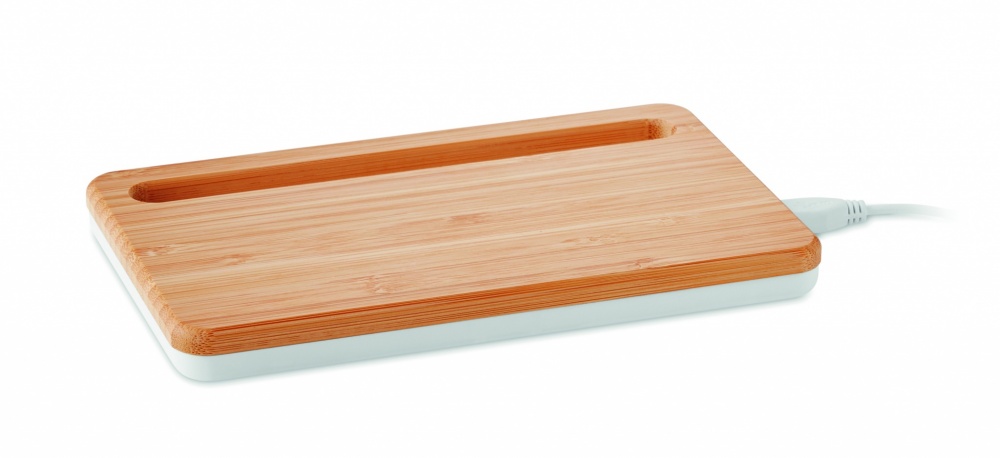 Logotrade liikelahja tuotekuva: Bambu langaton laturi 5W KERALA