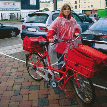 Logo trade liikelahja mainoslahja tuotekuva: Hätäponcho TOURS