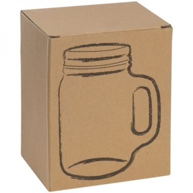 Logo trade liikelahja mainoslahja tuotekuva: Juomalasi kahvalla ja kannella TREVISO 450 ml