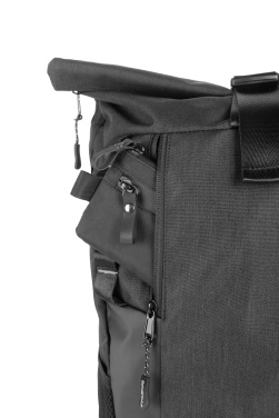 Logotrade liikelahja tuotekuva: Rolltop reppu ELBERT Schwarzwolf