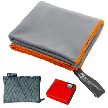 Logo trade mainoslahja kuva: Pyyhe MALAREN Schwarzwolf