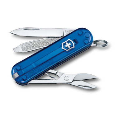 Logotrade mainoslahja tuotekuva: Taskuveitsi Classic SD läpinäkyvä Victorinox