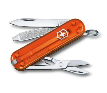 Logo trade liikelahjat tuotekuva: Taskuveitsi Classic SD läpinäkyvä Victorinox