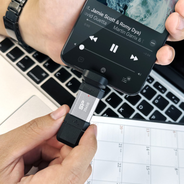 Logo trade liikelahja kuva: Pendrive Silicon Power Mobile - C51 3.2, 64 Gt