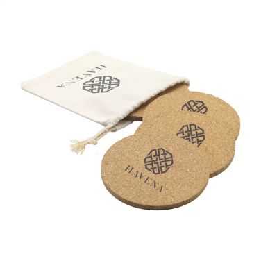 Logotrade mainostuote tuotekuva: Cork Coaster Set