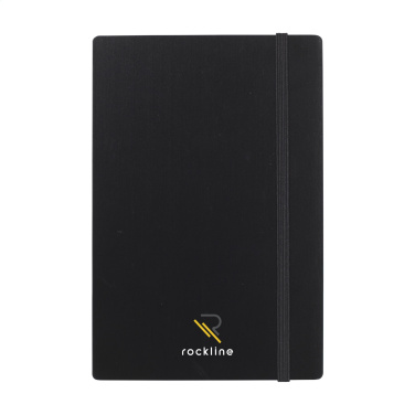 Logotrade mainostuote tuotekuva: Bamboo Journal Naked Spine Paper Notebook Musta A5