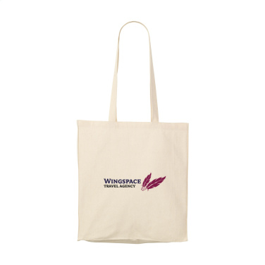 Logotrade mainostuote tuotekuva: Natural Square Bag (165 g/m²) puuvillakassi