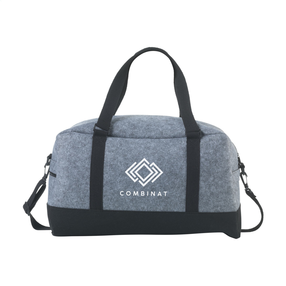 Logo trade mainostuote kuva: Feltro GRS RPET Weekend Bag -matkalaukku