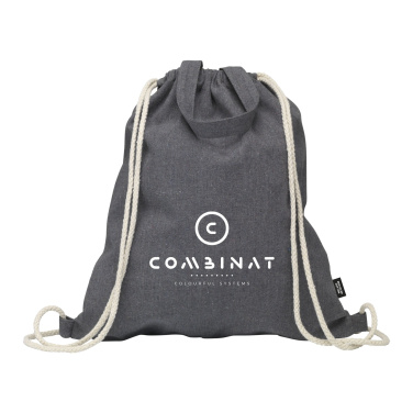 Logotrade liikelahja mainoslahja kuva: GRS Recycled Cotton PromoBag Plus (180 g/m²) reppu