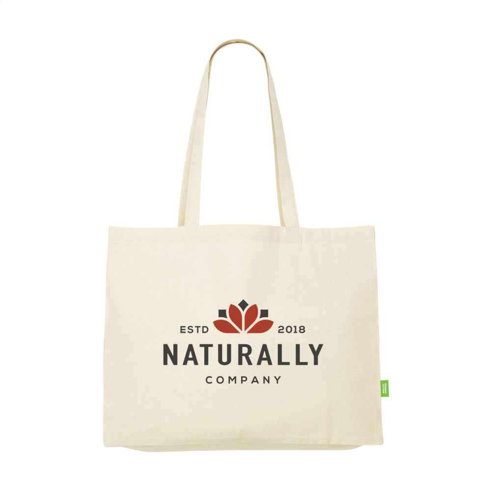 Logo trade mainoslahja ja liikelahja tuotekuva: ECO Shopper luomupuuvilla (180 g/m²) ostoskassi