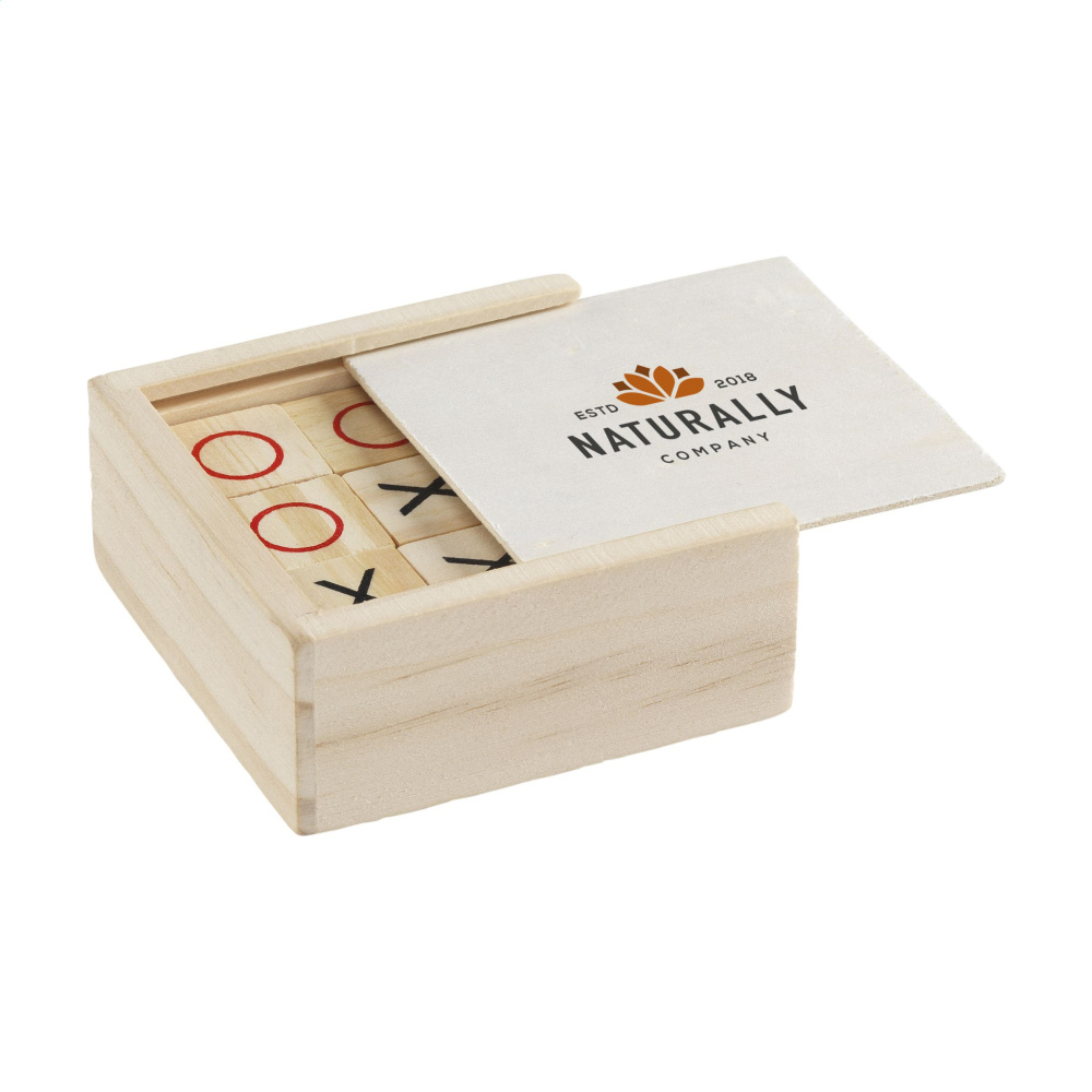 Logo trade mainostuotet tuotekuva: Tic Tac Toe Peli Bamboo
