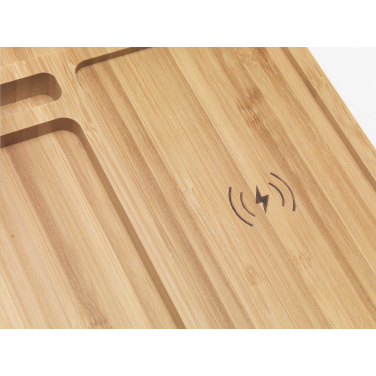 Logotrade liikelahja tuotekuva: Bamboo Organizer laturi