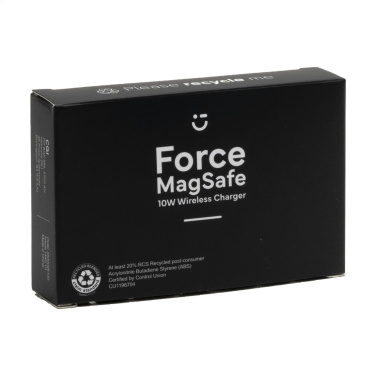 Logo trade mainoslahjat ja liikelahjat kuva: Force MagSafe 10 W kierrätetty langaton laturi