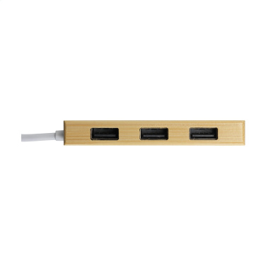 Logotrade liikelahjat mainoslahjat tuotekuva: Bambu USB-keskitin