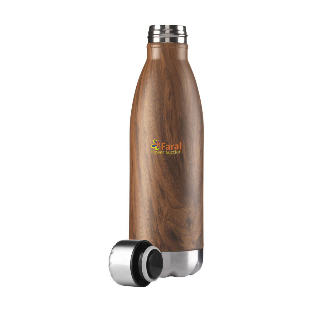 Logotrade mainoslahja ja liikelahja kuva: Topflask Wood 500 ml juomapullo