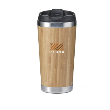 Logo trade liikelahjat mainoslahjat kuva: Tokyo 450 ml bambutermokuppi