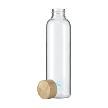 Logo trade mainoslahja ja liikelahja tuotekuva: Senga Glass Bamboo 500 ml juomapullo