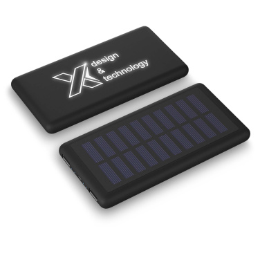Logotrade liikelahja tuotekuva: SCX.design P30 8000 mAh solar varavirtalähde, valaistuva