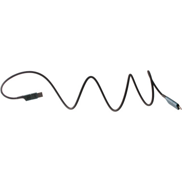 Logotrade liikelahjat mainoslahjat tuotekuva: SCX.design C52 100 W:n rPET-muovista valmistettu magneettinen ultranopea 4-in-1-latauskaapeli 