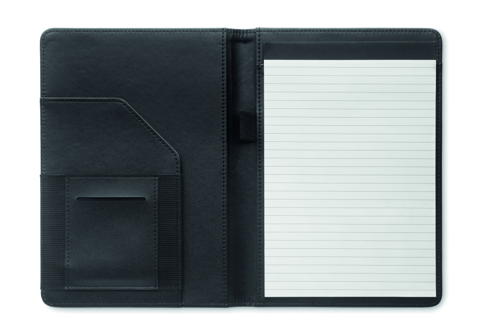 Logotrade mainoslahja tuotekuva: A5 portfolio 300D RPET