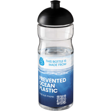 Logotrade mainoslahjat ja liikelahjat tuotekuva: H2O Active® Eco Base 650 ml -urheilujuomapullo kupukannella