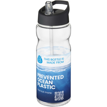 Logotrade mainoslahja tuotekuva: H2O Active® Eco Base 650 ml -urheilujuomapullo kaatonokkakannella