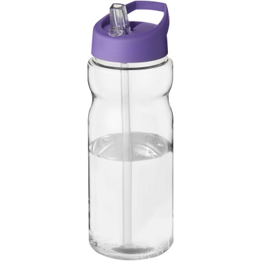 Logo trade mainoslahja ja liikelahja tuotekuva: H2O Active® Eco Base 650 ml -urheilujuomapullo kaatonokkakannella