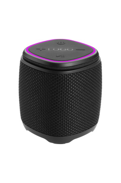 Logotrade mainoslahja ja liikelahja kuva: Bluetooth-kaiutin HERMON Schwarzwolf
