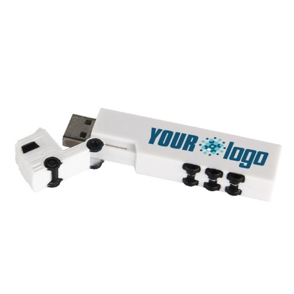 Logo trade liikelahjat tuotekuva: Muovinen USB-tikku