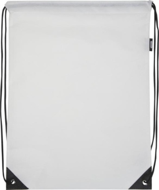 Logo trade mainostuotet tuotekuva: Evergreen GRS-kierrätetty nyörisulkimellinen kuitukangaskassi 5 l