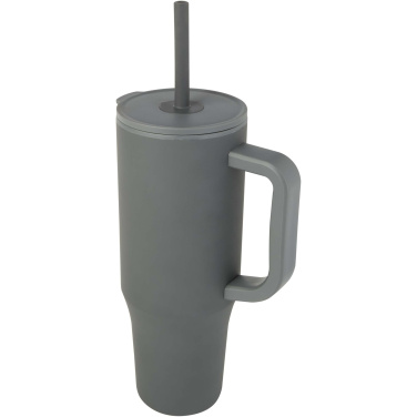 Logotrade mainoslahja tuotekuva: Brady 900 ml:n RCS-sertifioitu eristetty juomamuki silikonipillillä