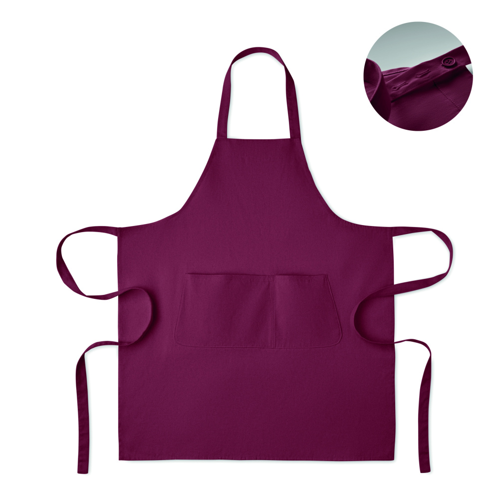 Logotrade mainostuote tuotekuva: Esiliina luomupuuvilla 240g/m²