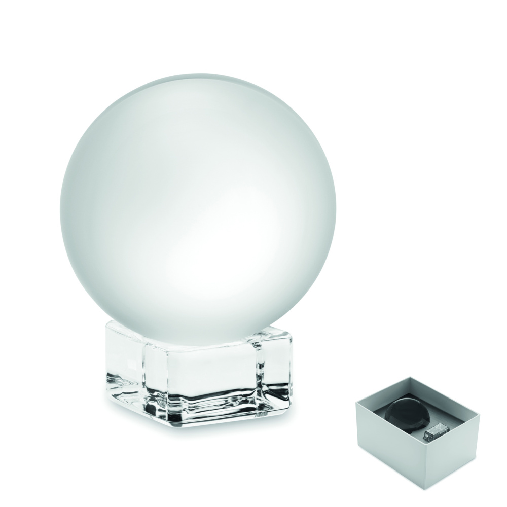 Logotrade mainoslahjat ja liikelahjat tuotekuva: Lasinen pyöreä palkinto