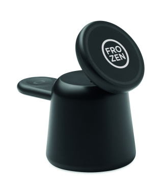 Logotrade liikelahjat kuva: 3 in 1 langaton laturi 15W