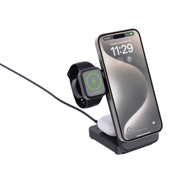 Logotrade liikelahja mainoslahja kuva: Urban Vitamin Arcadia RCS rplast 15W 3in1 magn. laturi