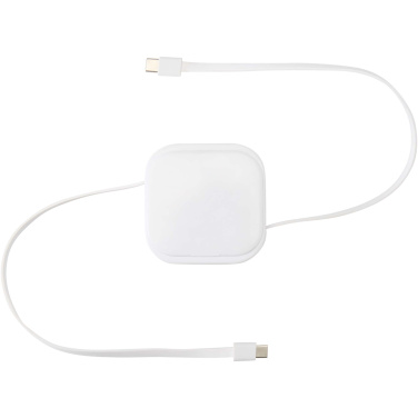 Logo trade liikelahja mainoslahja tuotekuva: Gloas 5-in-1-kierrätysmuovinen, sisäänvedettävä datasynkronointi- ja 100 W:n pikalatauskaapeli älypuhelimen työkalusarjalla