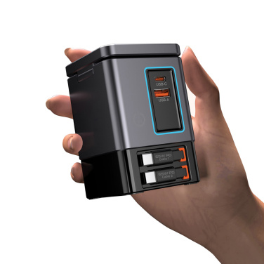 Logotrade liikelahjat mainoslahjat tuotekuva: Urban Vitamin Sacramento 105WGAN -laturi, kaapelit