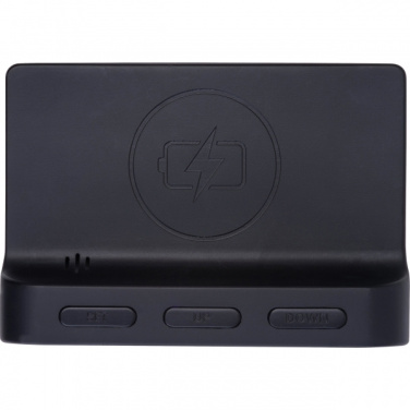 Logo trade mainoslahja kuva: Herätyskello ja langaton laturi ADELAIDE