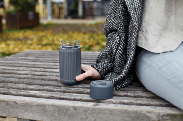 Logotrade liikelahja tuotekuva: Black+Blum lasinen matkakuppi 340 ml