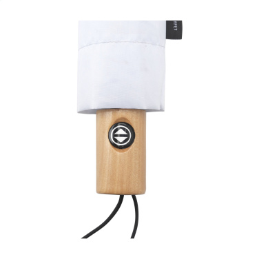 Logotrade liikelahja mainoslahja kuva: Michiganin taitettava RCS RPET sateenvarjo 21 tuumaa