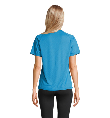 Logo trade mainoslahja ja liikelahja tuotekuva: VORTEX WOMEN RAGLAN T-SHIRT